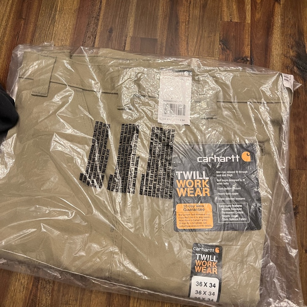 New with tags; carhartt work pants